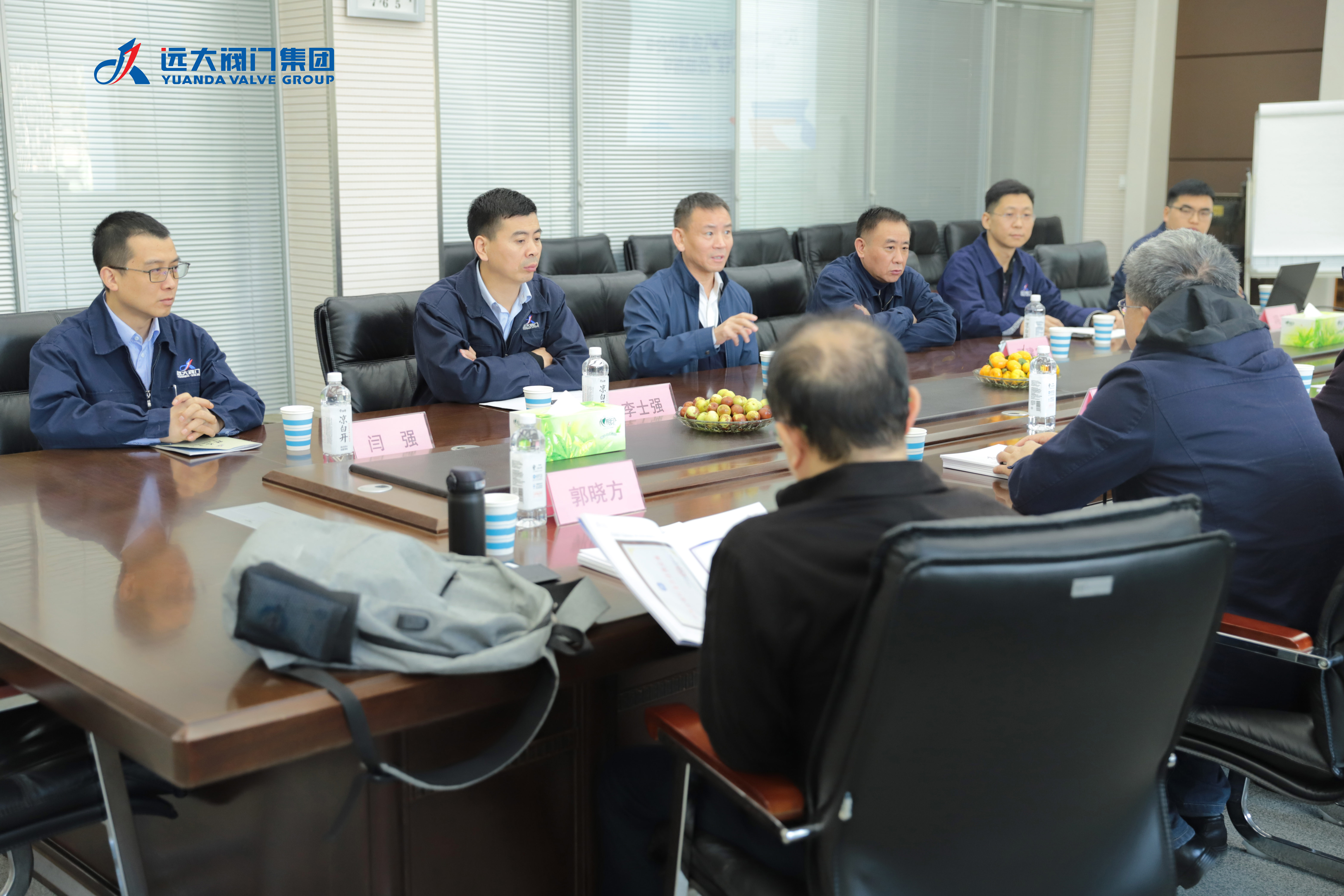 熱烈歡迎中國建筑金屬協(xié)會閥門委員會一行蒞臨參觀考察！